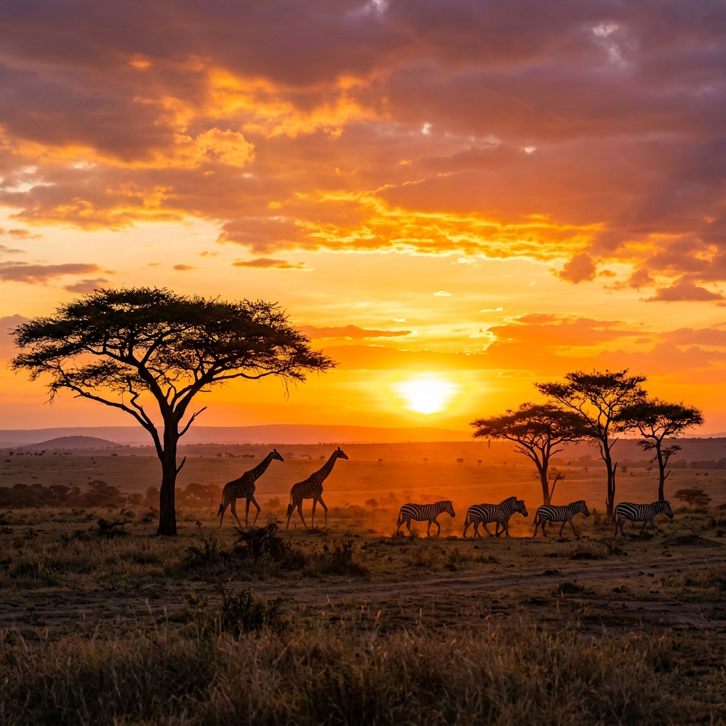 Msangai Savanna Sunset